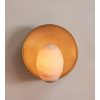 Avena Wall Light, Alabaster Globe