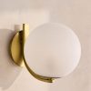 Eleni Wall Light, Salt Blasted