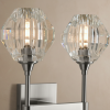 Amoroso Double Sconce in Nickel