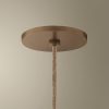Woven Disc Pendant Light