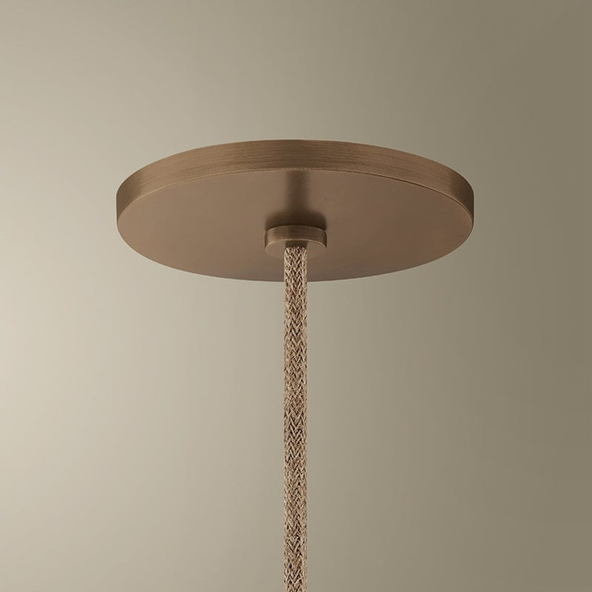 Woven Disc Pendant Light