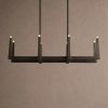 Emmet Linear Chandelier 48-inch-8 Bronze