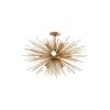 Brass Starburst Chandelier