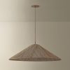 Woven Disc Pendant Light