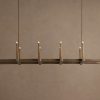 Emmet Linear Chandelier - Brass, 72", 12-Light