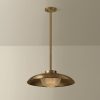 Patina Brass Bowl Pendant Light