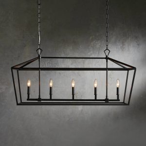 Garnet Rectangular Chandelier
