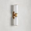 Harlin Double Sconce in Milk