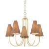 Jessel Aged Brass Chandelier