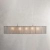 Jeunet Rectangular Chandelier in Nickel