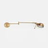 Reade Wall Light, Antique Brass
