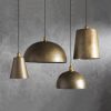 Recycled Metal Dome Pendant