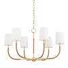 Webson Linen Drum Chandelier