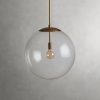 Wescott XL Globe Pendant with Rod